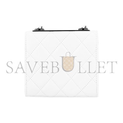 CHANEL TRENDY CC 22B MINI CROSSBODY BAG WITH QUILTED CHAIN LAMBSKIN LEATHER AND BLACK HARDWARE A81633 (11*11*5.5cm)